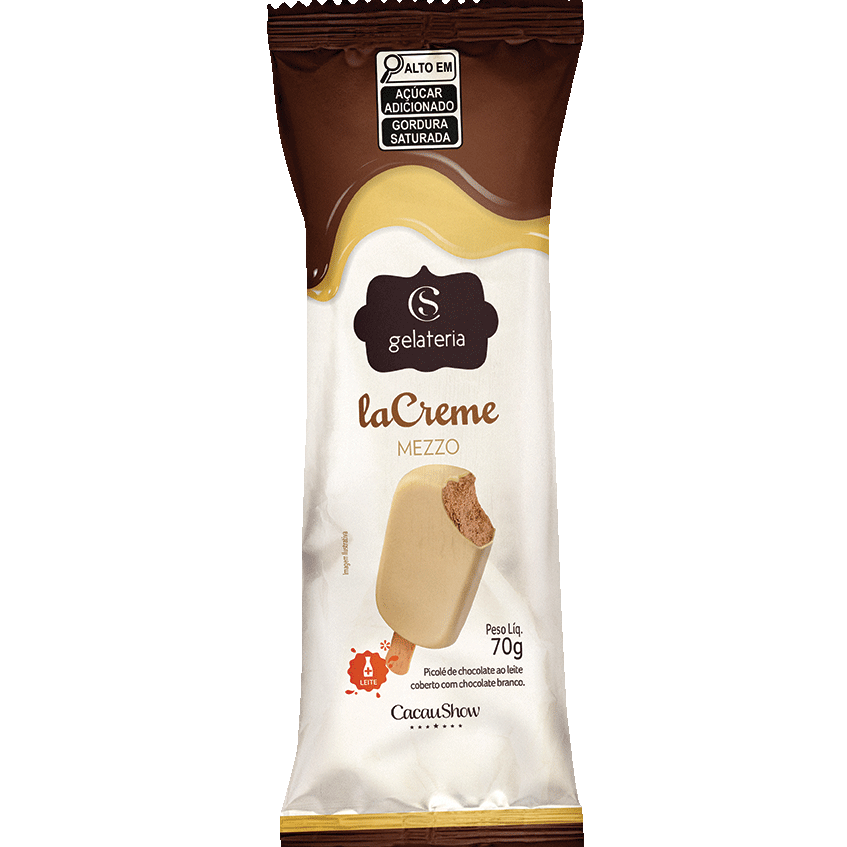 Sorvete lacreme mezzo 70g