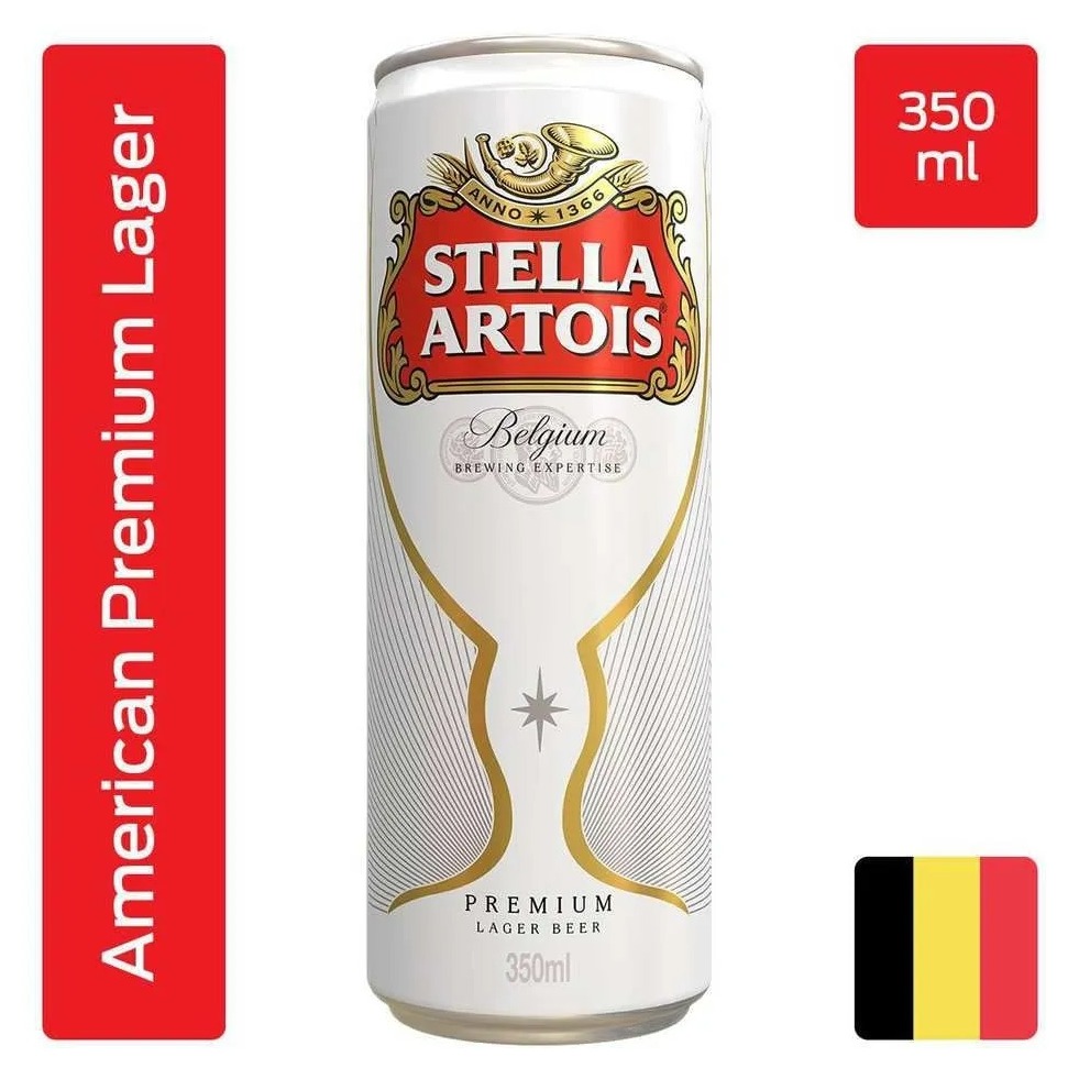 Cerveja Puro Malte Stella Artois Lata 350ml 