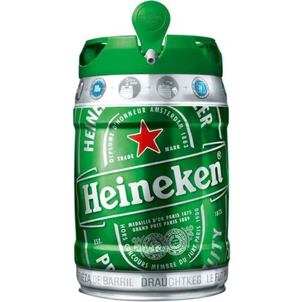 Barril chopp heineken 5 litros  