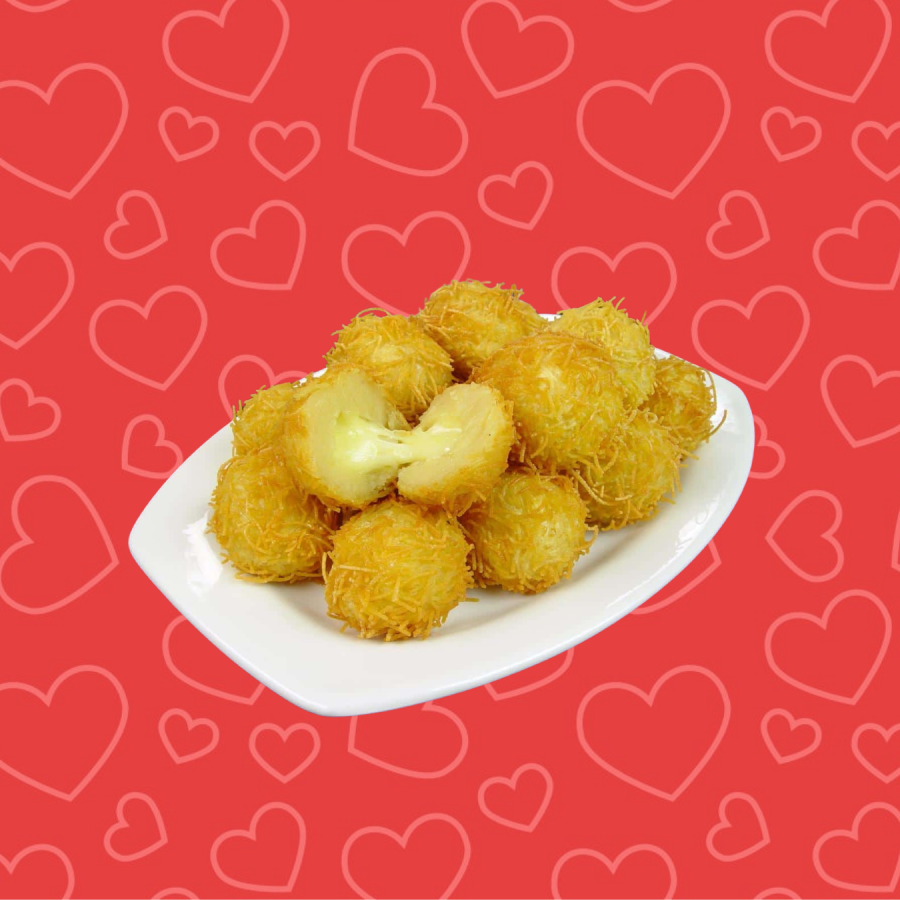 10 Bolinhas de Queijo Prato Crispy