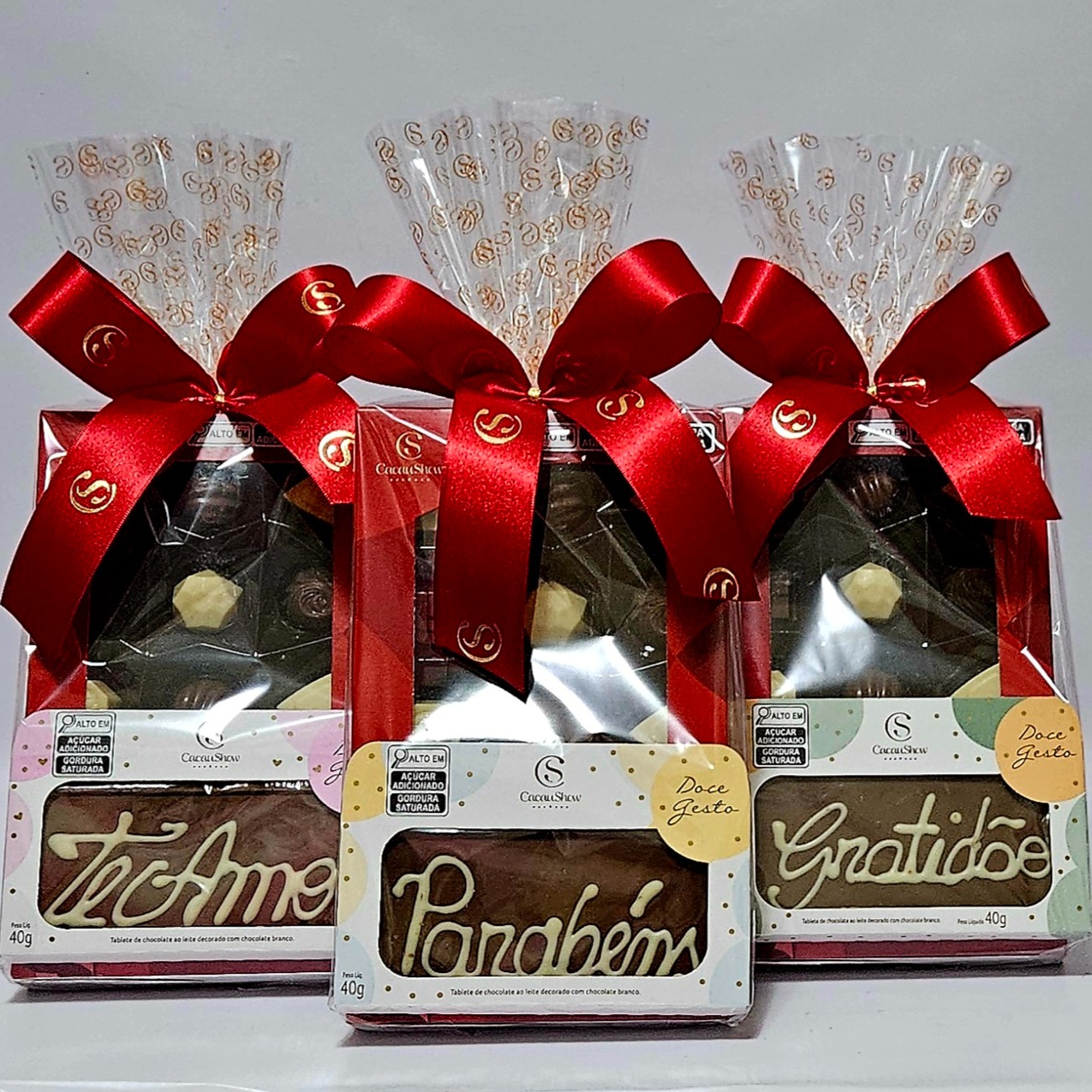 Kit Caixa de Bombons com Mensagem 148g (cod 644) cada