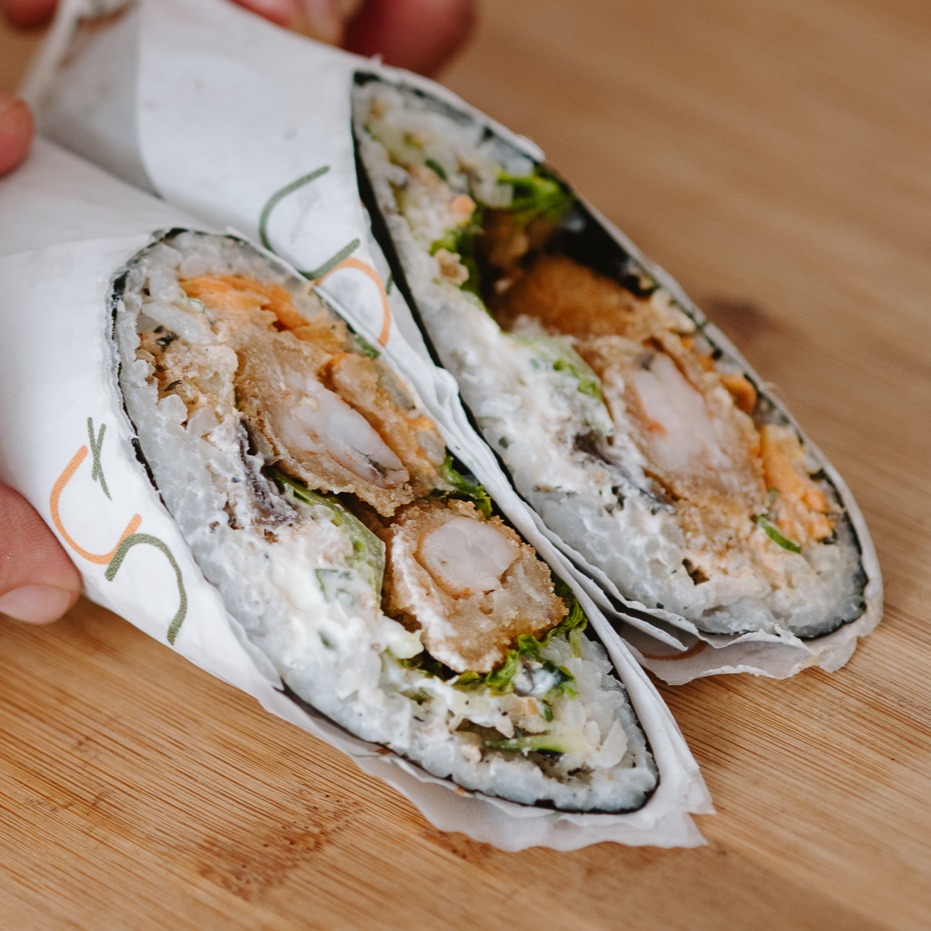 Sushi Burrito de Camarão Crispy
