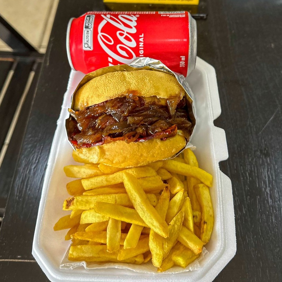Promoção Individual Duplo Caramelizado + Fritas + Coca