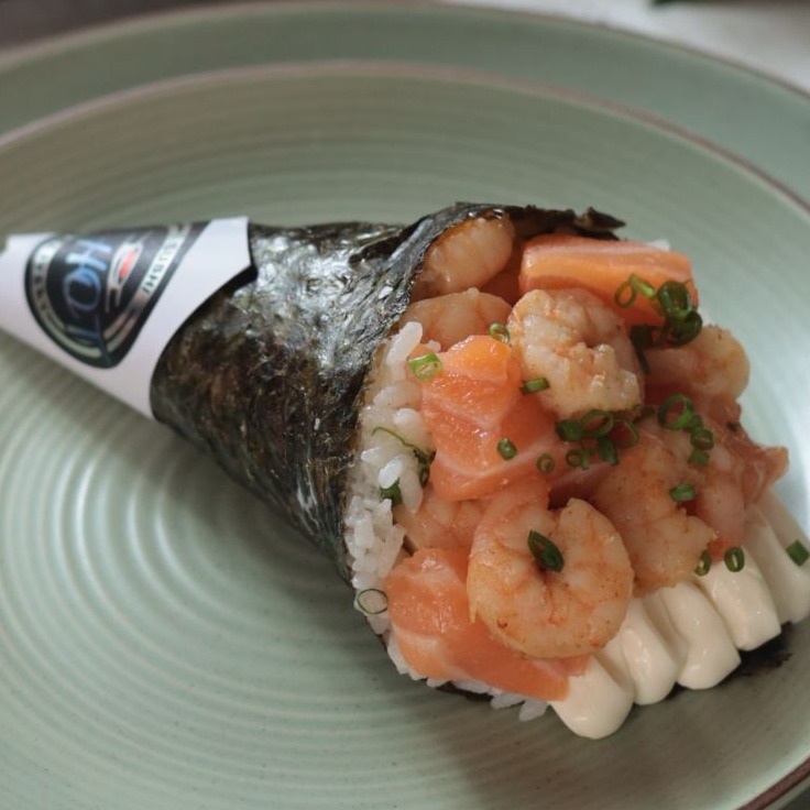 TEMAKI FILADÉLFIA COM CAMARÃO