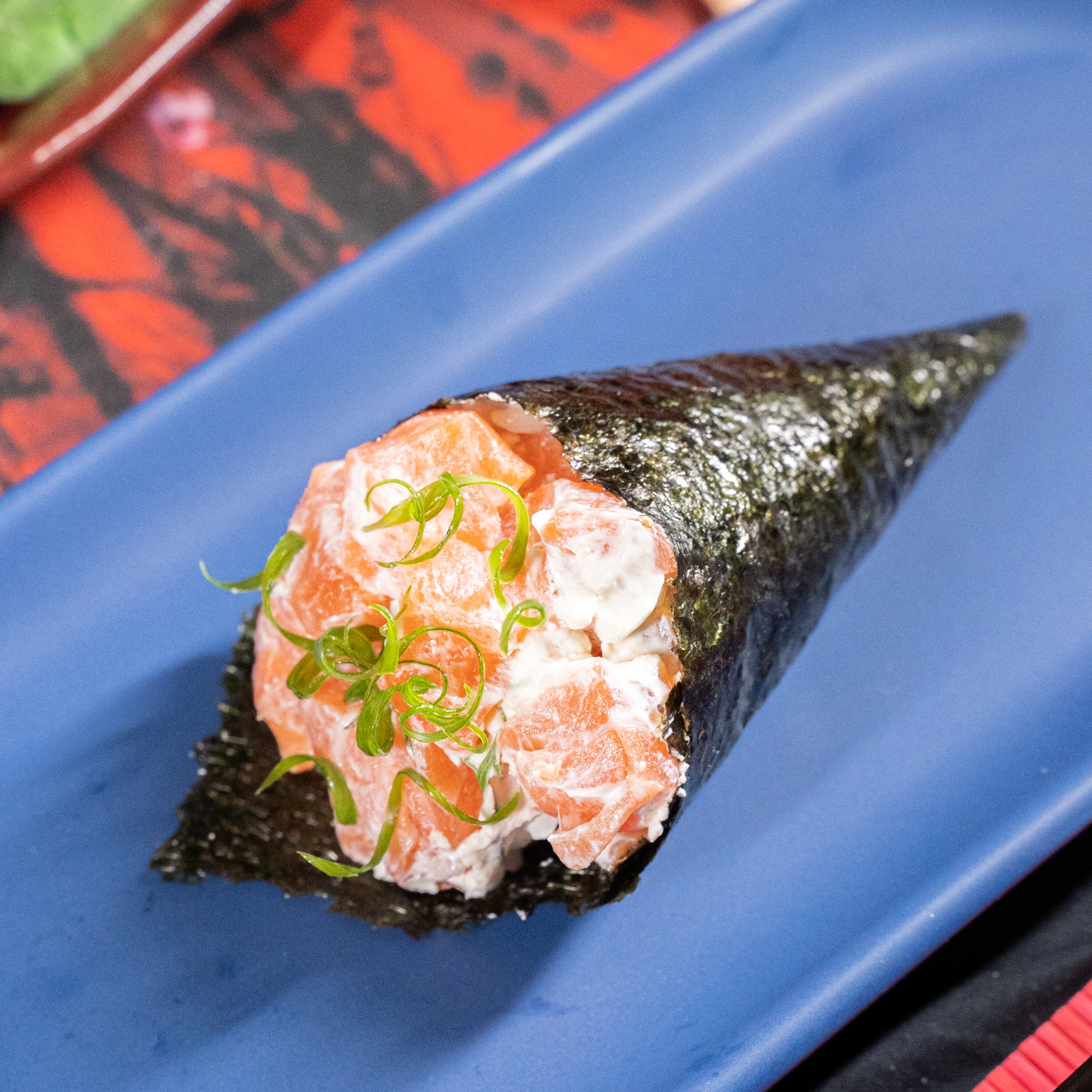 Temaki de Salmão com Cream Cheese