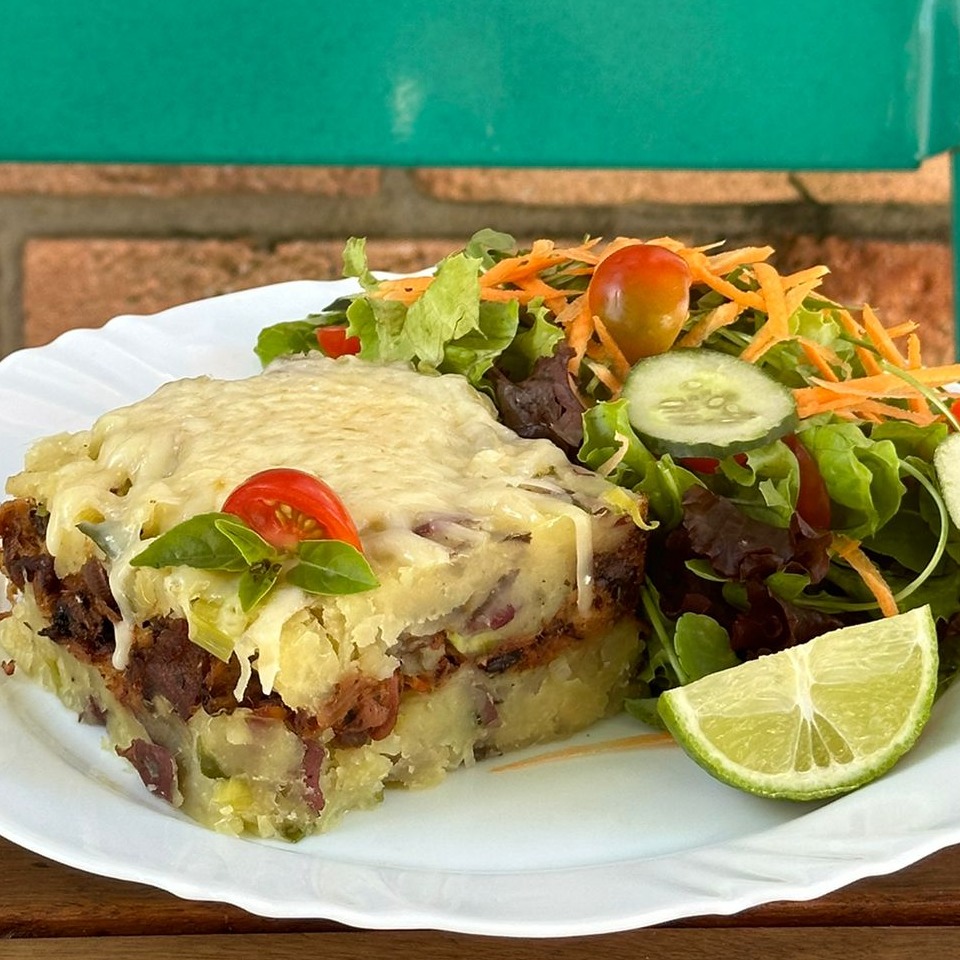 Escondidinho de pernil