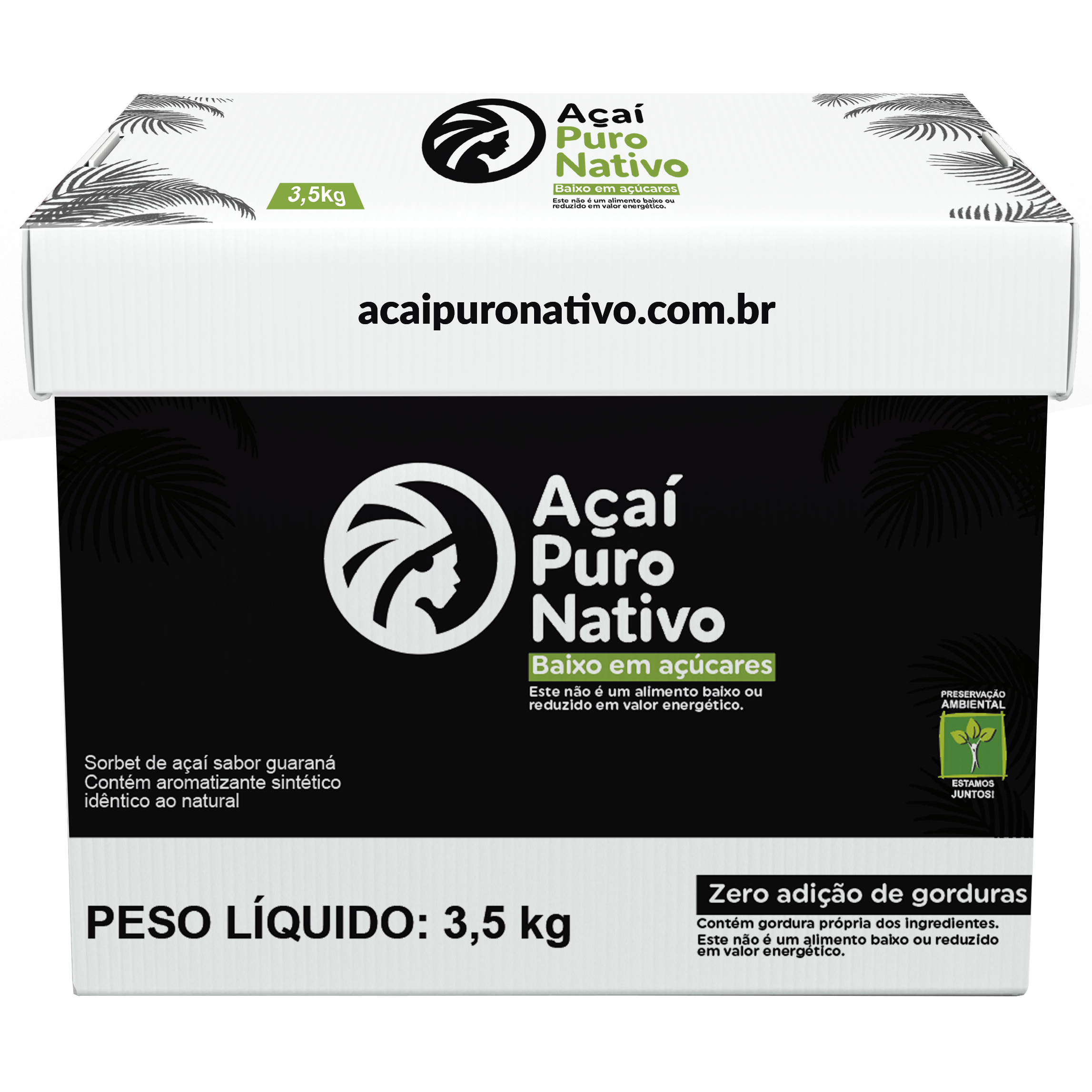 Açaí Zero Com Guaraná 3,5kg
