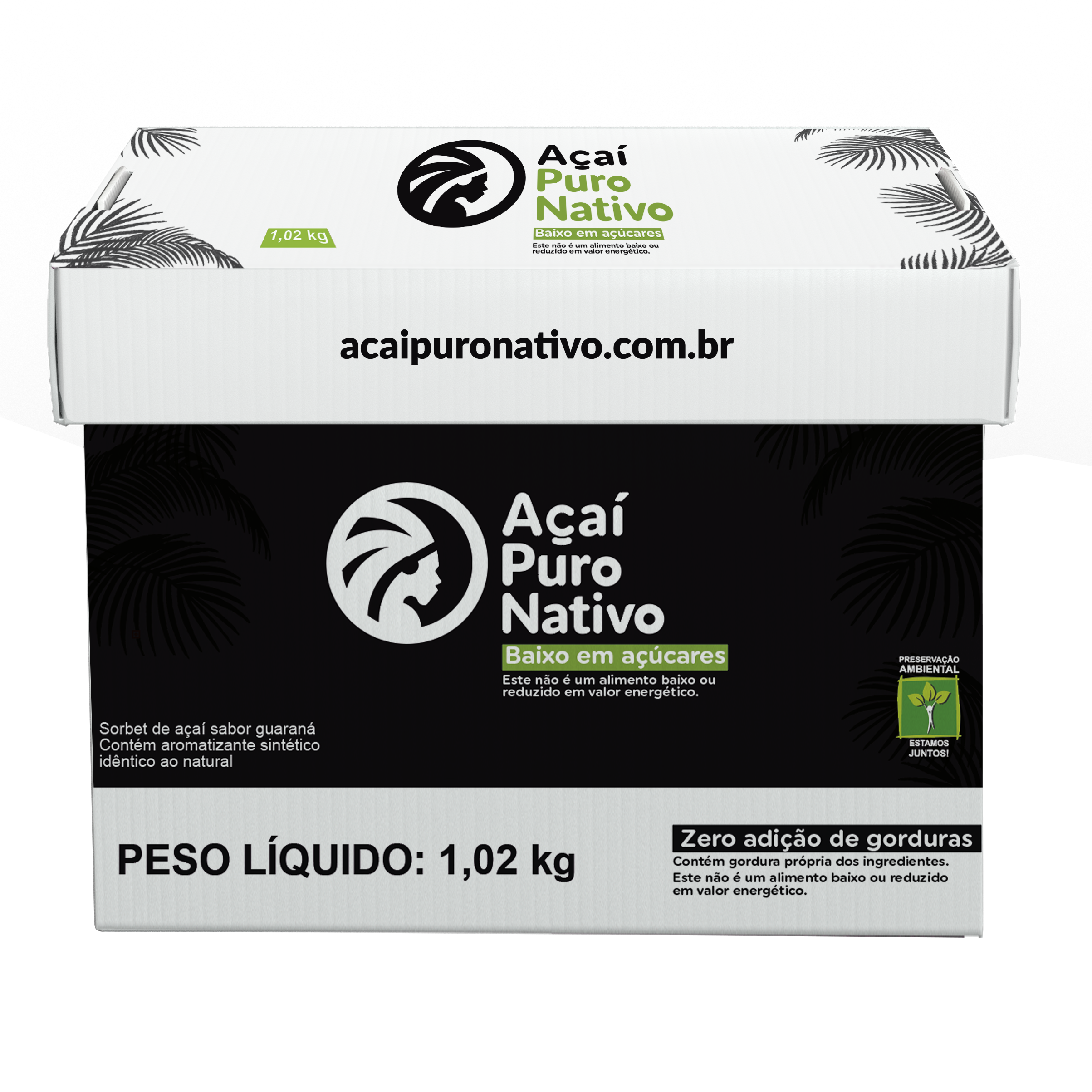 Açaí Zero Com Guaraná 1,02kg