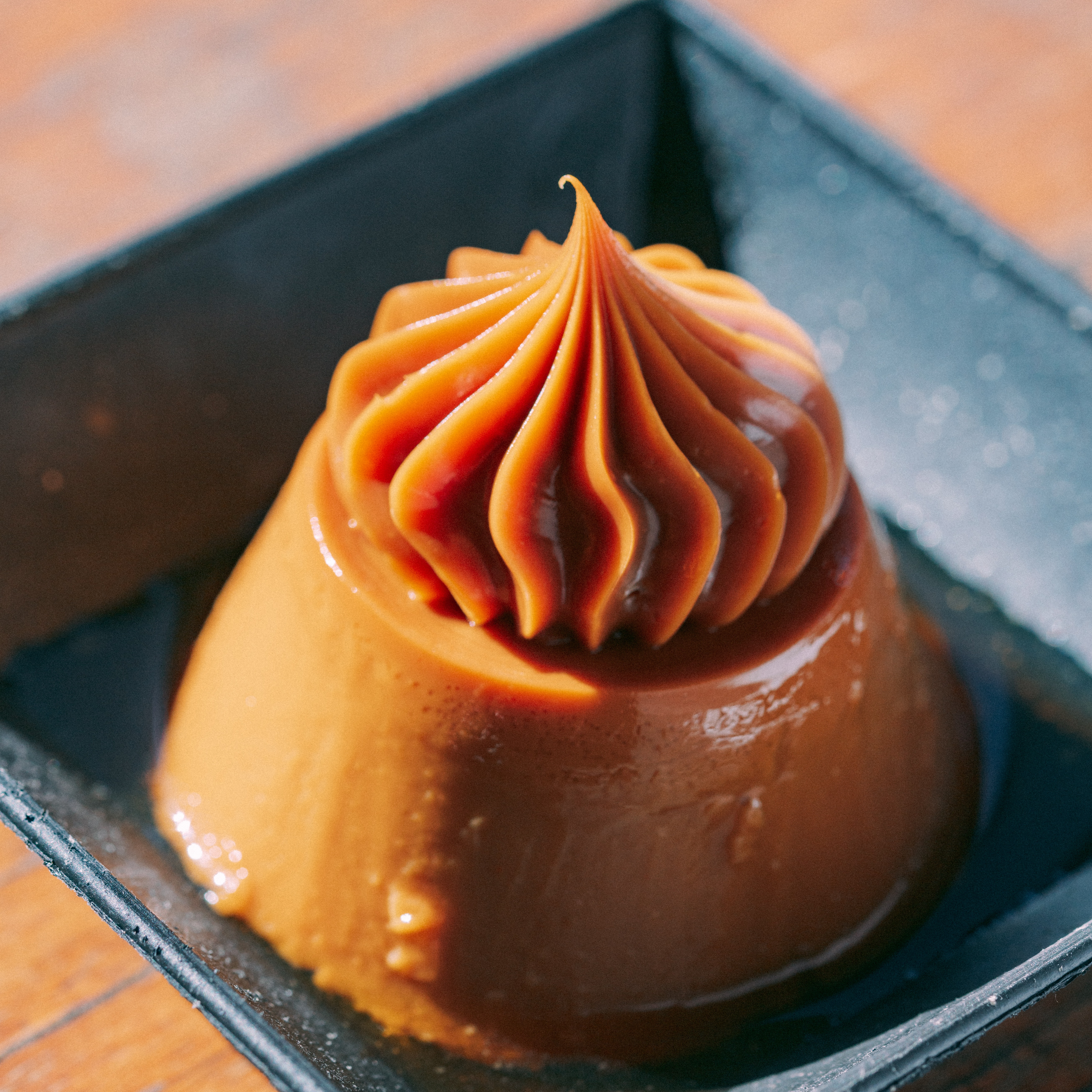 Pudim de doce de leite