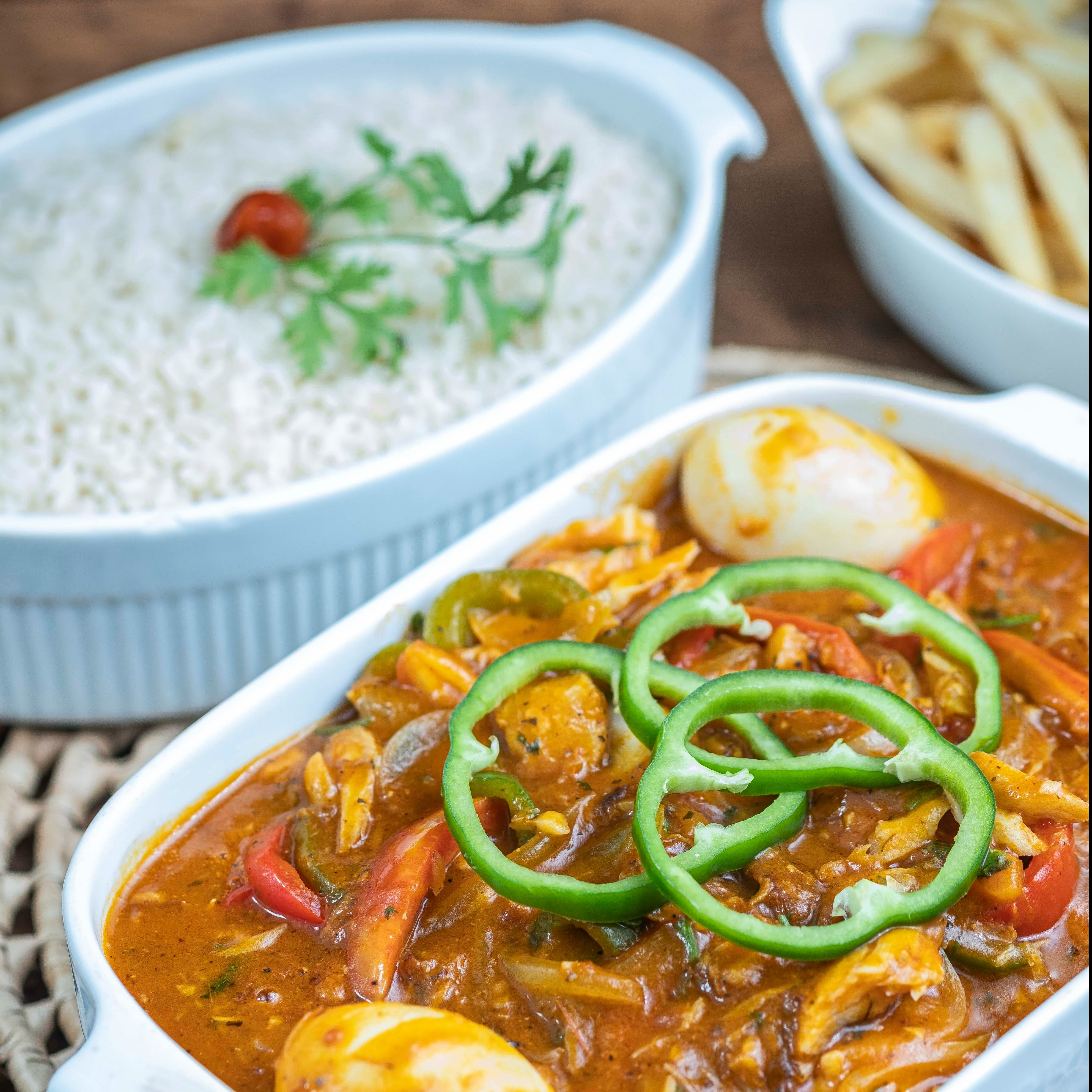 File de peixe a moda da casa( molho de coco ou tomate