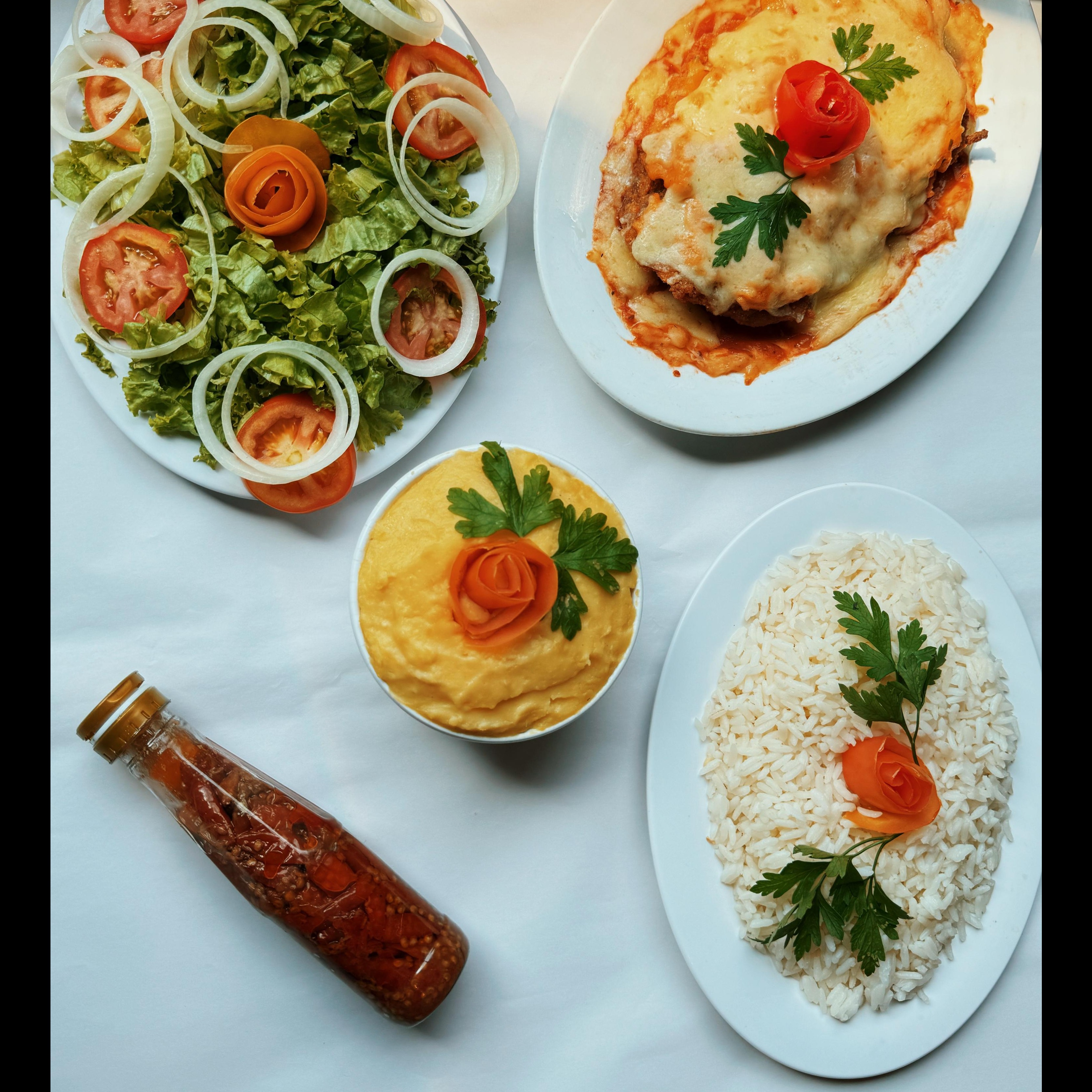 1/2 PEIXE PARMEGIANA 2P