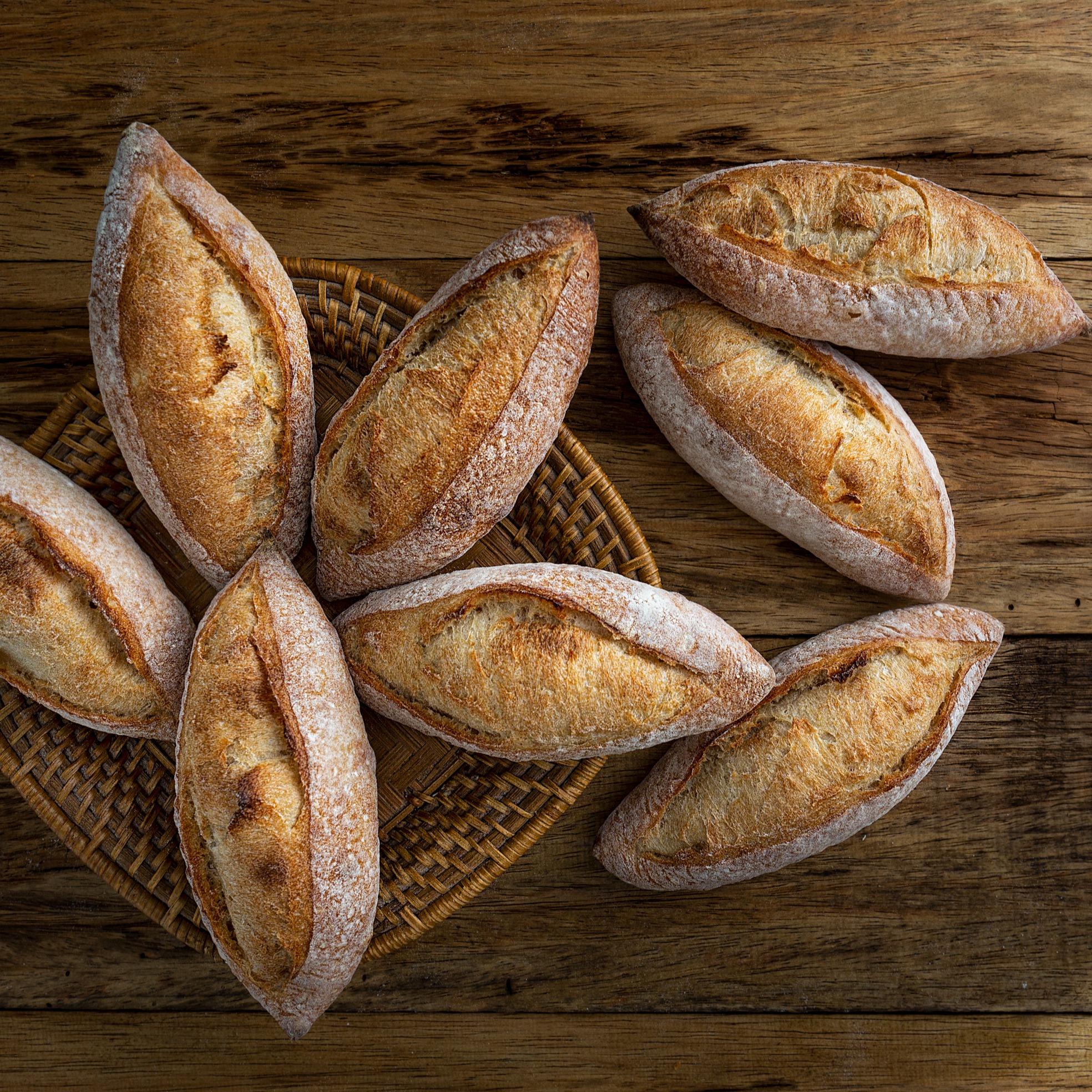 Baguette tradicional - 120 gramas