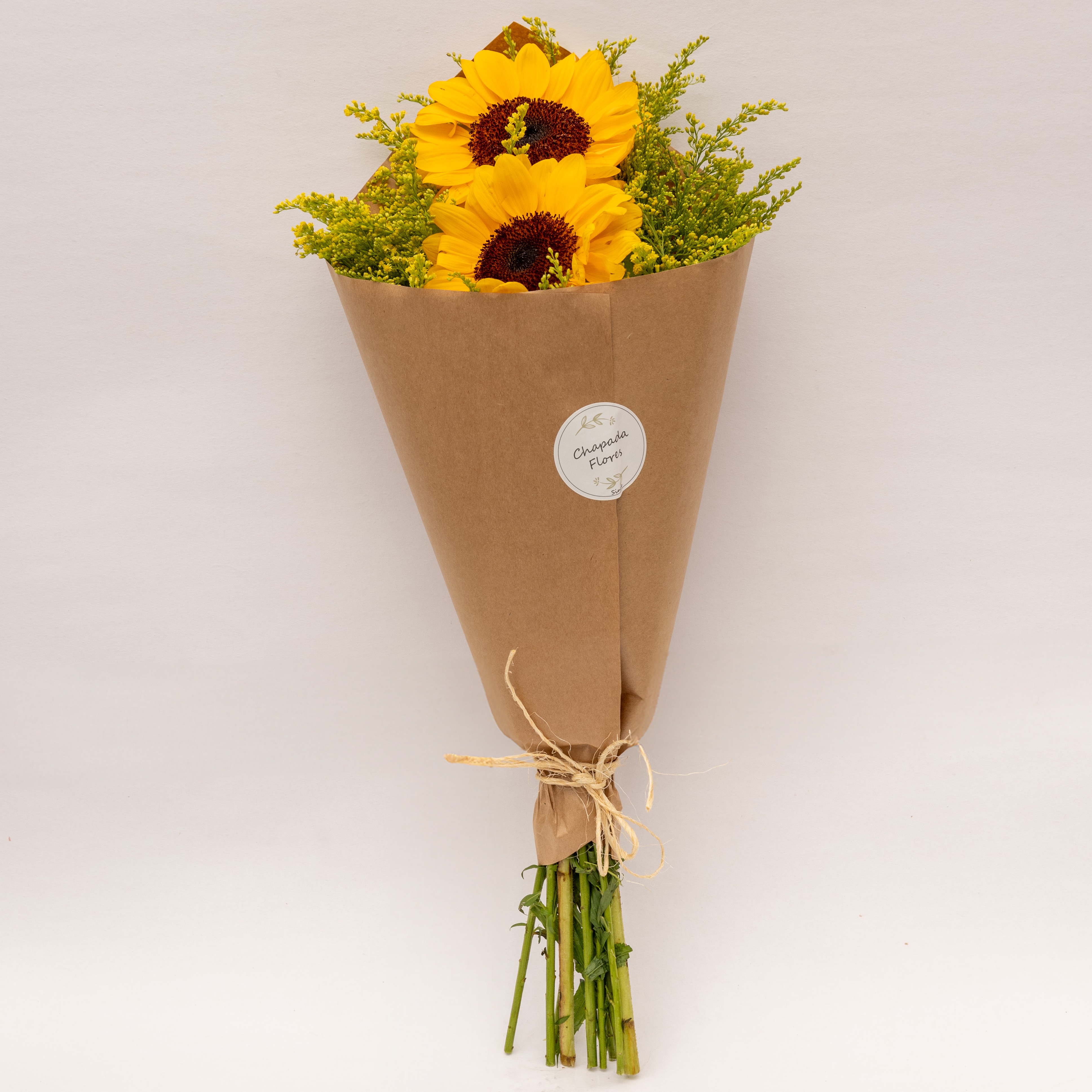 Cone com 2 Girassóis