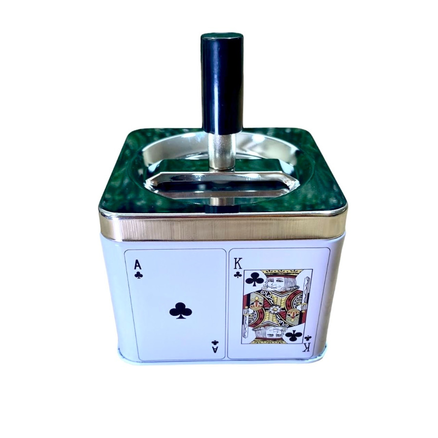 CINZEIRO PLÁSTICO SPINNING - CARTAS