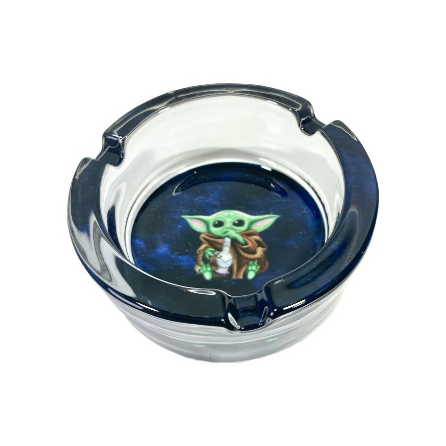 CINZEIRO DE VIDRO ESTAMPADO - YODA BONG