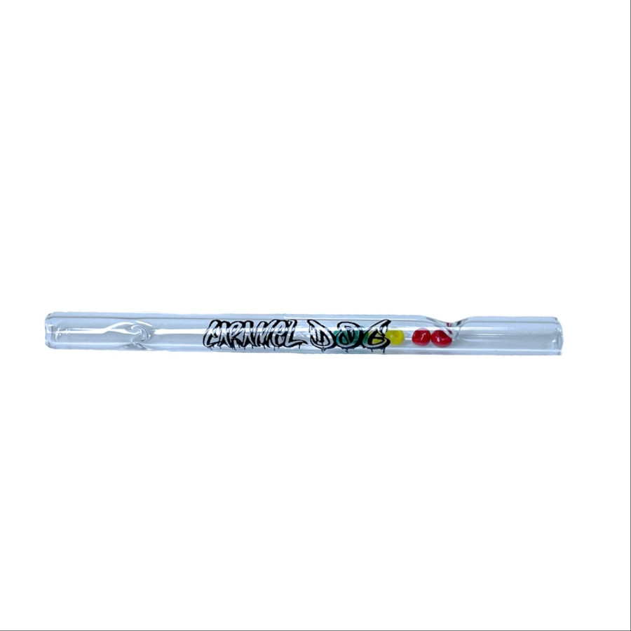 PITEIRA DE VIDRO CARAMEL DOG GRANDE - COM MIÇANGA