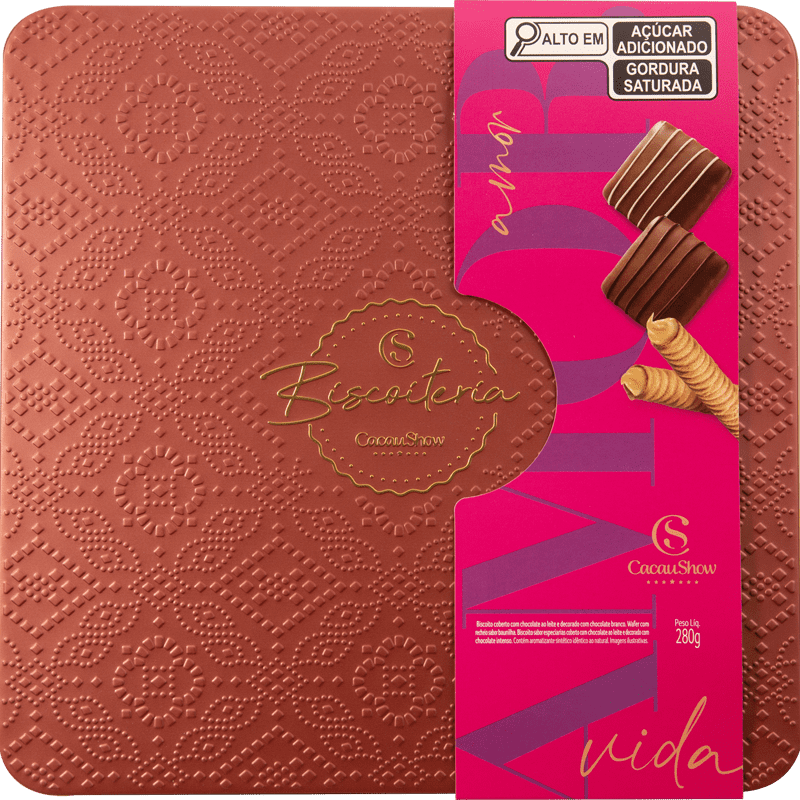 Lata Biscoiteria Mães 280g