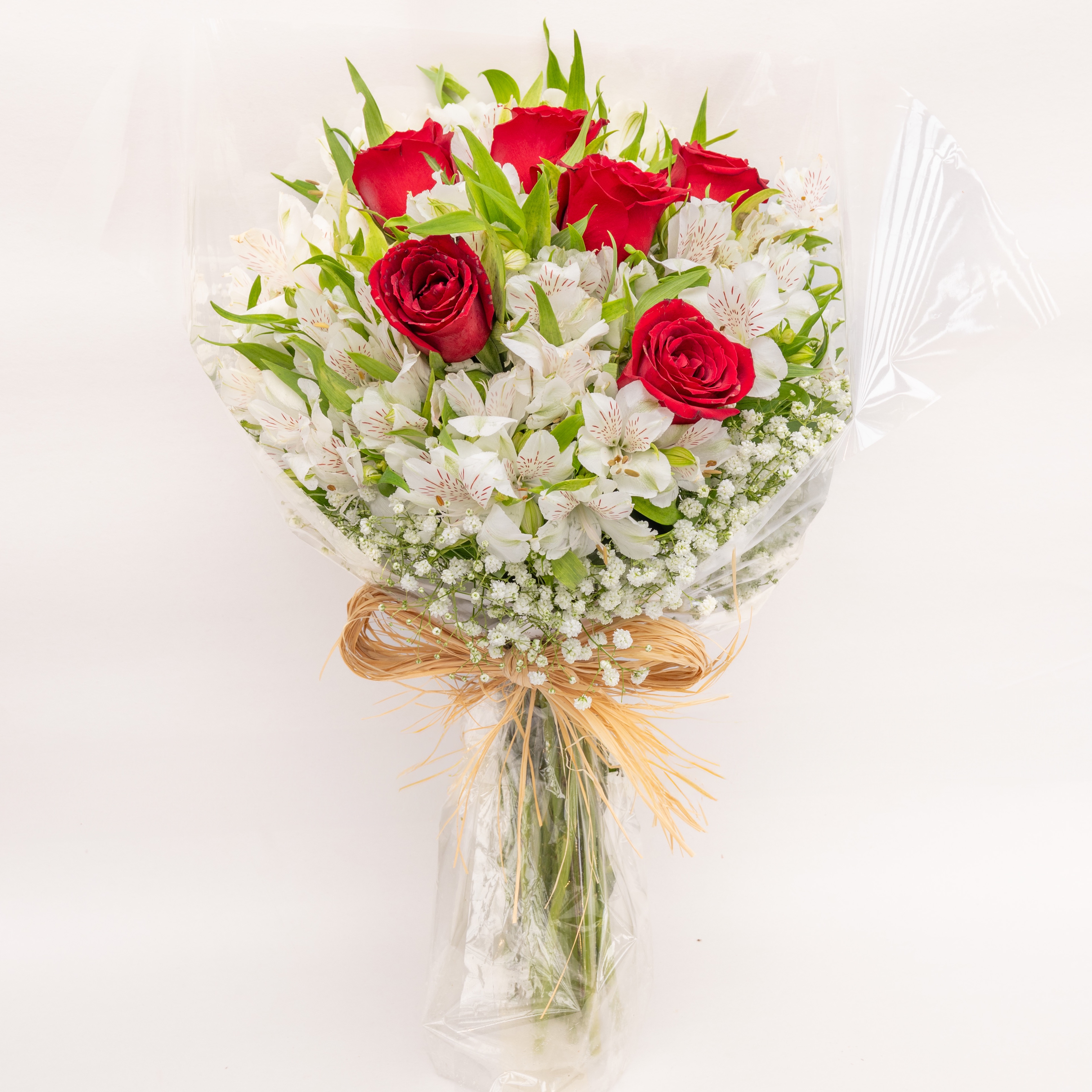 Buquê com 6 Rosas Elaborado