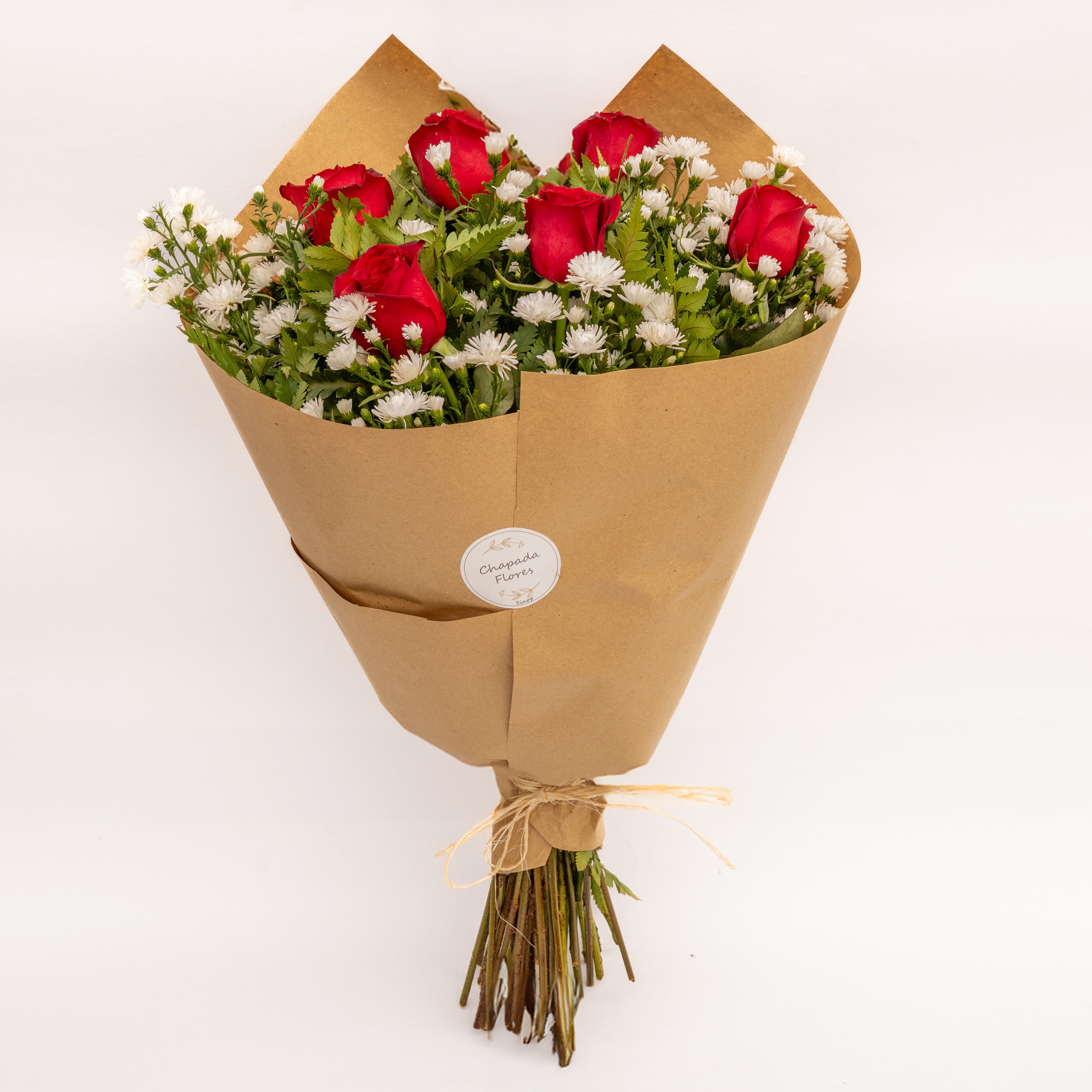 Buquê com 6 Rosas Importadas