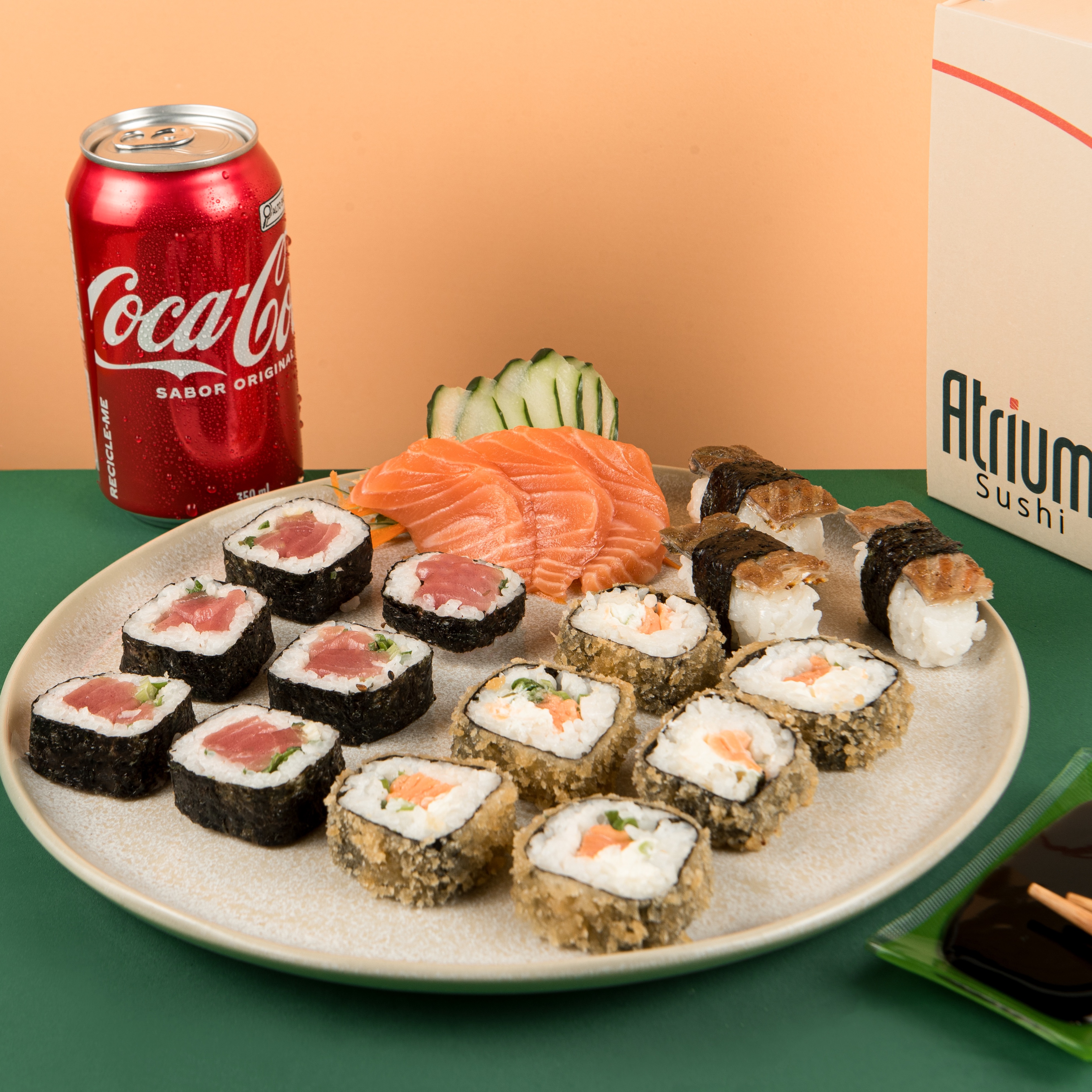 Box Almoço 1 (18 Peças) + Refri