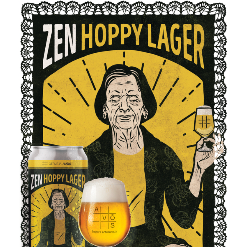 VÓ MARIA ZEN - Hoppy Lager - Growler PET 1 Litro