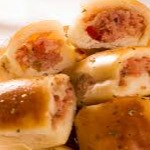 Mini-Croissant assado e Mini-joelhinho Assado