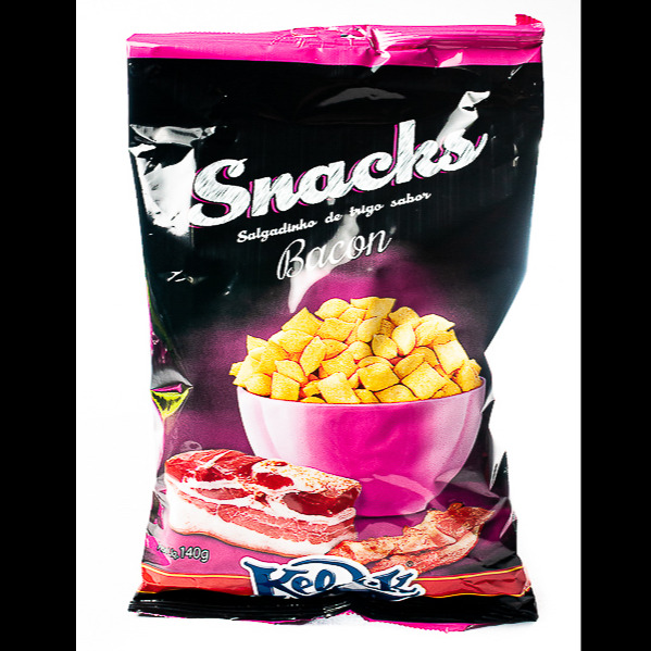 SNACK KELECK BACON 70GR CX20UN 1,50un