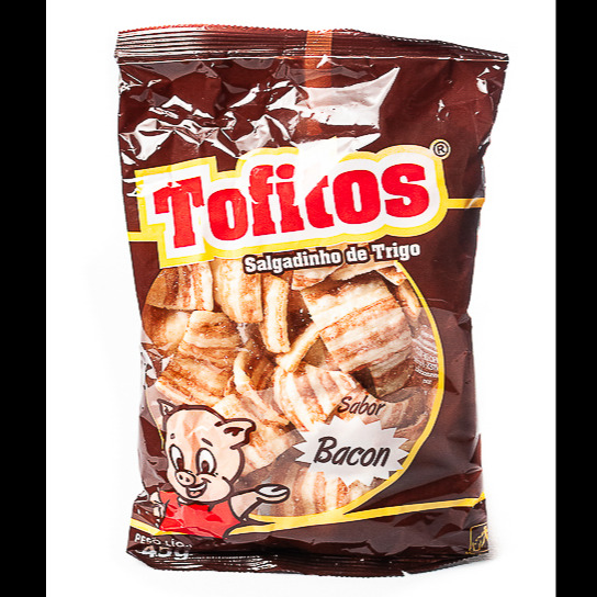 SALGADINHO TIPO BACON TRA.45GR fd 10UN