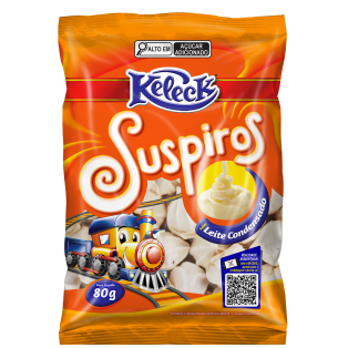 SUSPIRO KELECK LEITE CONDENSADO 12X80GR