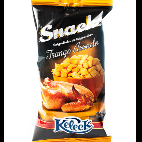 SNACK KELECK FRANGO ASSADO 45GR CX24UN 