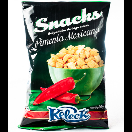 SNACK KELECK PIMENTA MEXICANA 80GR CX20UN 1,50un