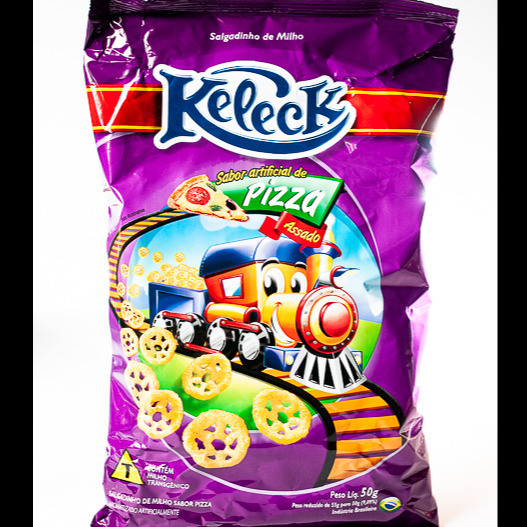 SALGADINHO KELECK PIZZA 50GR FD10UN