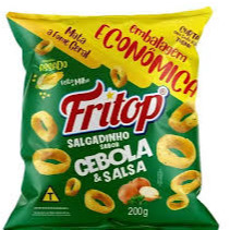SALGADINHO FRITOP CEBOLA SALSA 10X200GR