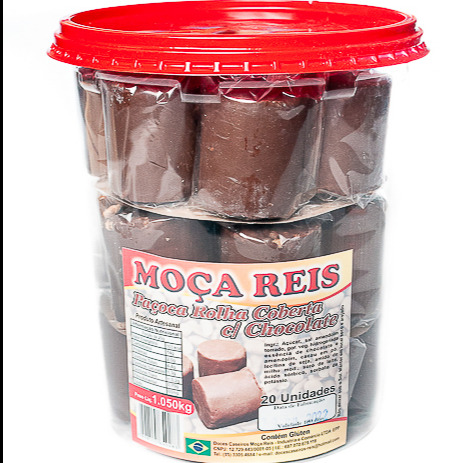 PAÇOCA BIG ROLHA C/CHOC 52GR PT20UN