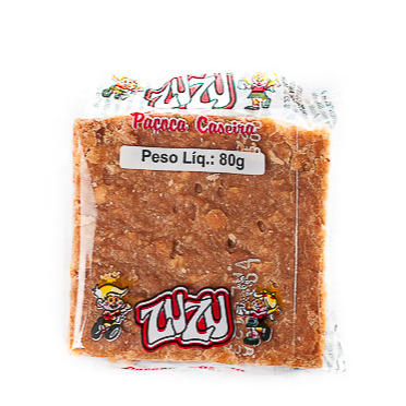 PAÇOCA CASEIRA ZUZU 80GR CX 50UN