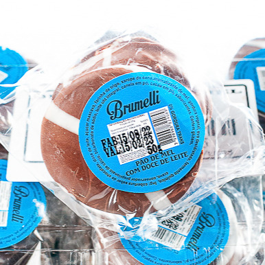 PAO DE MEL DOCE DE LEITE 50GR BJ 20UN