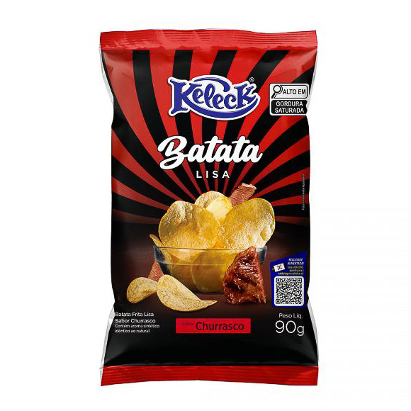 BATATA KELECK LISA CHURRASCO 14X90GR