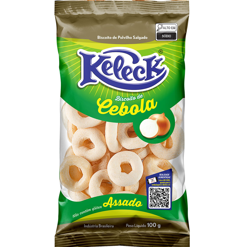 BISCOITO KELECK CEBOLA 10X100GR