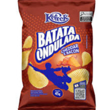 BATATA KELECK CHEDAR E BACON 12X45GR
