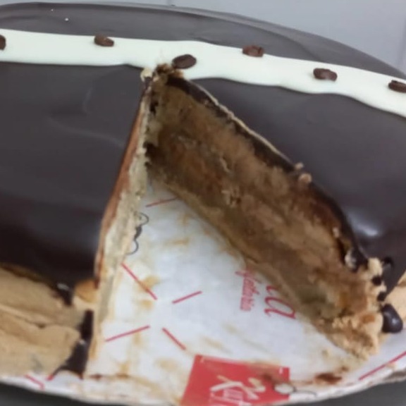 Fatia Torta Mousse de Café