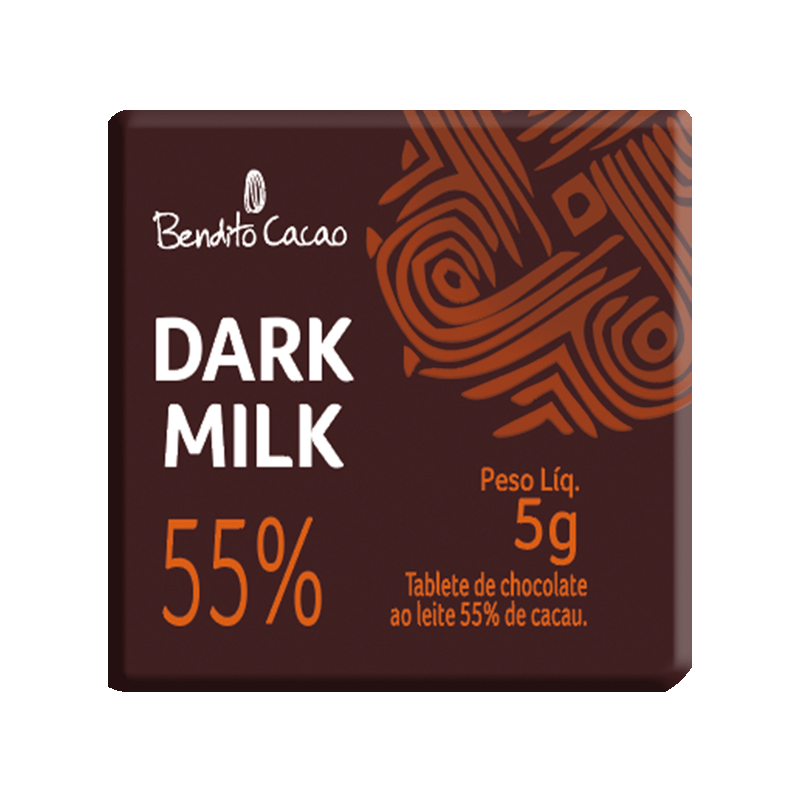 Tablete Dark Milk 55% Cacau 5g