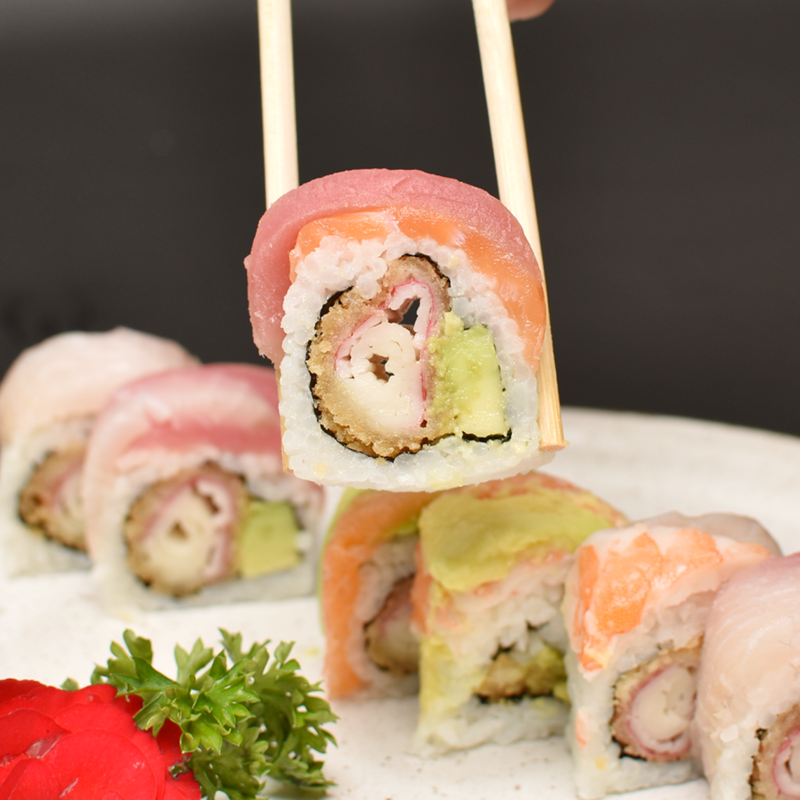 RAINBOW ROLL (8un)