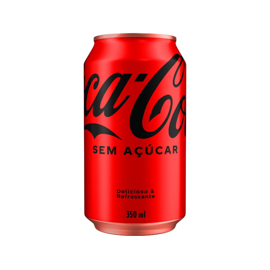 COCA COLA SEM AÇUCAR LT 350ML
