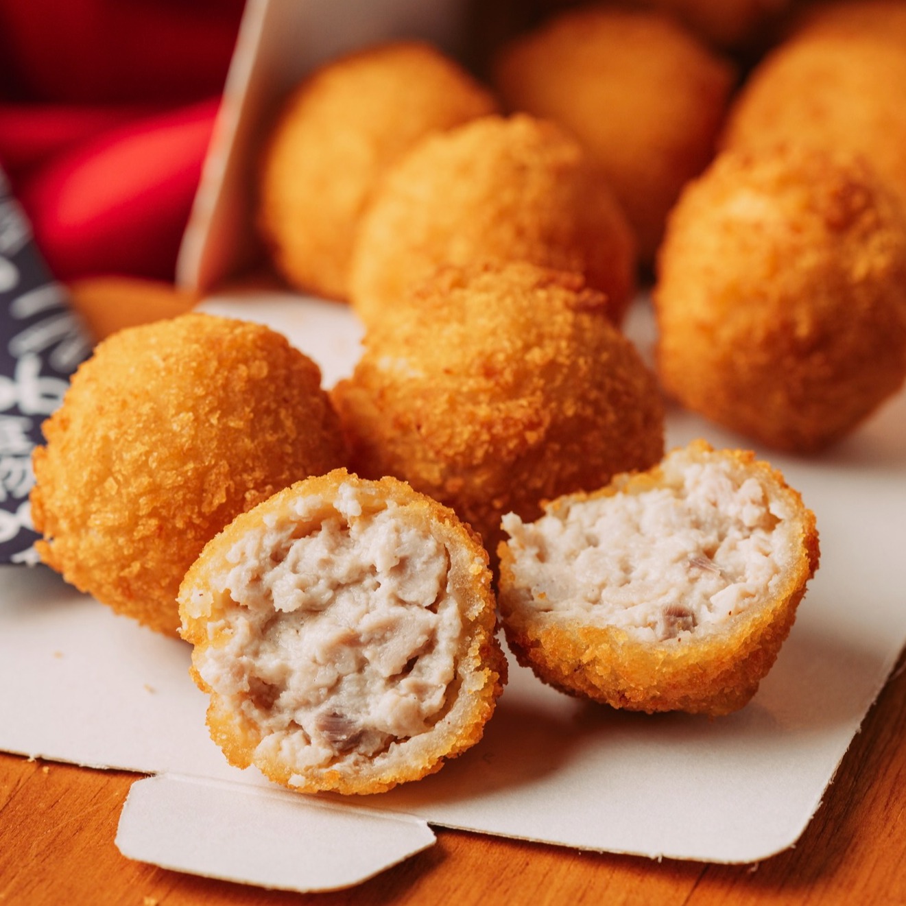 Bolinhas Crocantes de Atum (10 Unidades)