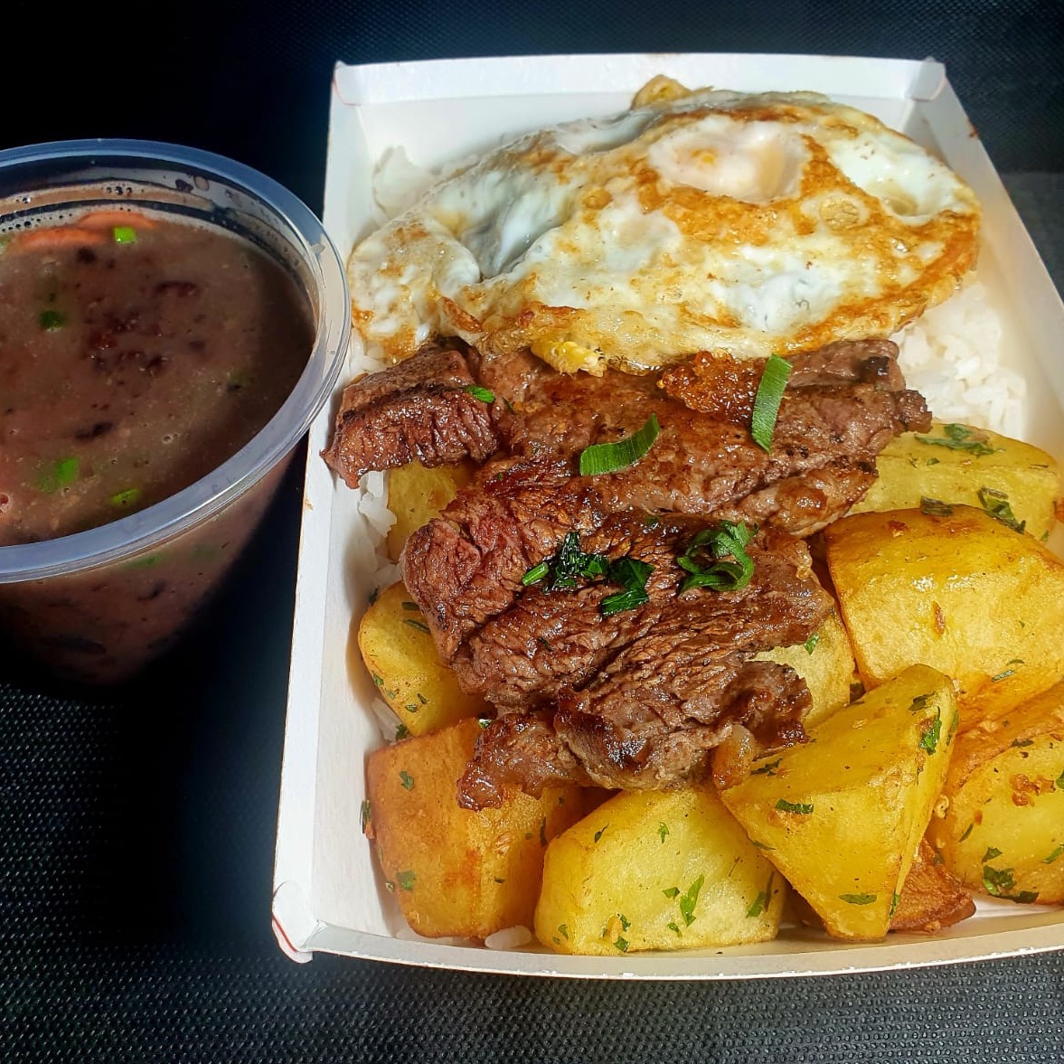 Contra filé grelhado na brasa