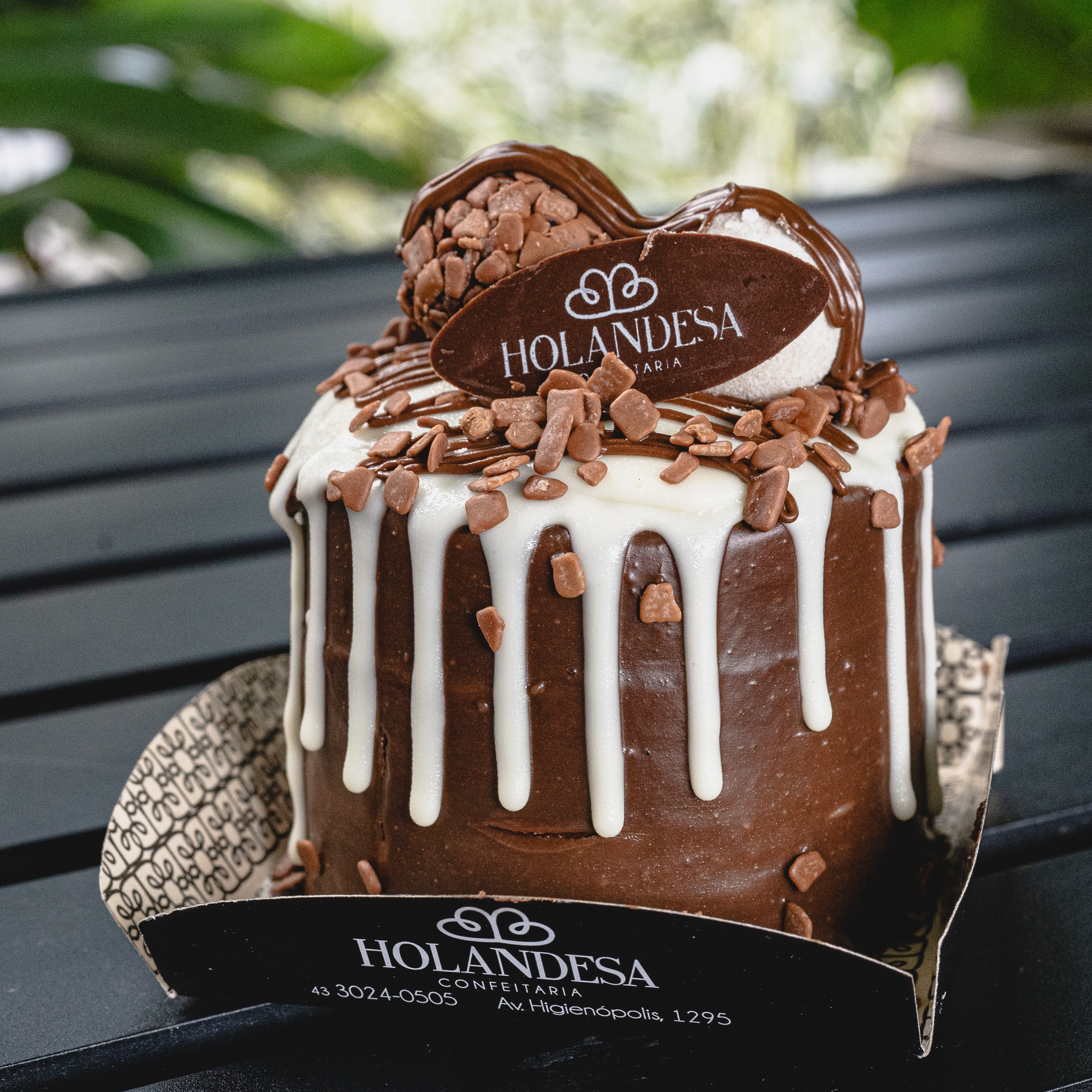 Mini Bolo Brigadeiro com Crema