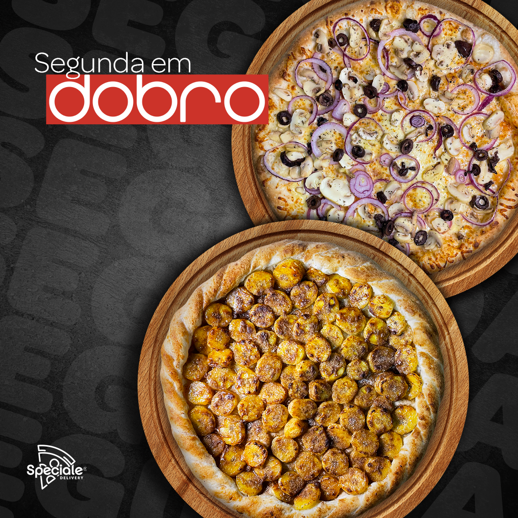 2ª em dobro - 2 pizzas de 40 cm - % OFF