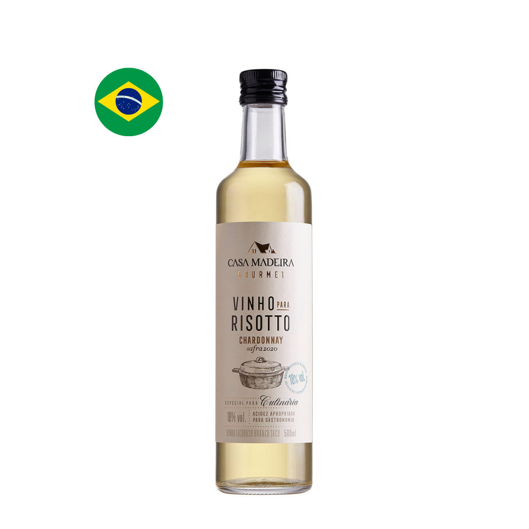 Vinho Br Casa Madeira Licoroso Chardonnay para Risotto 500ml