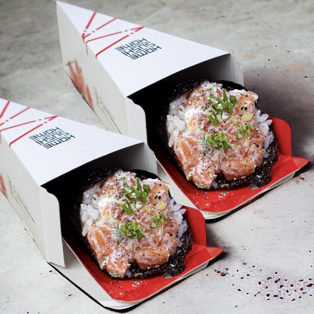 02 Temakis de salmão