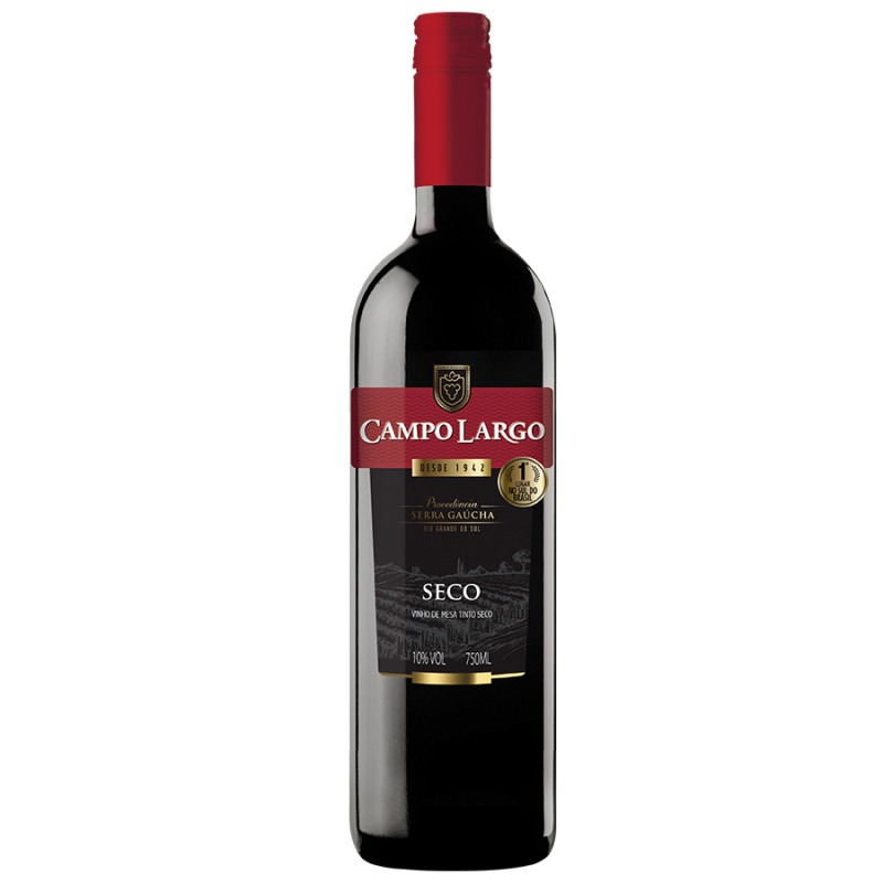 Vinho Campo Largo Tinto Seco 750mL